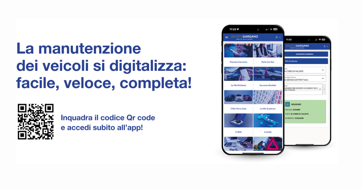 Scopri la nuova Web App Gruppo Gargano!